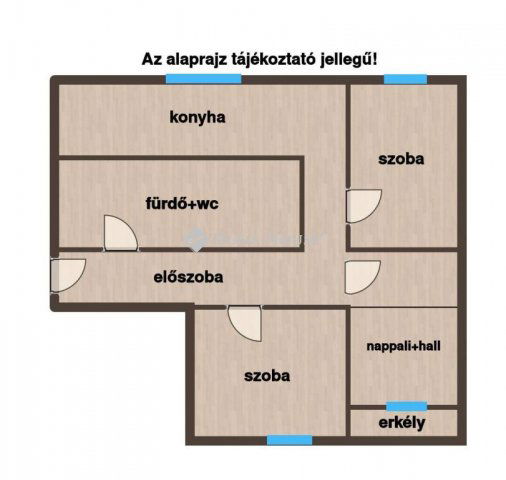 Eladó panellakás, Győrött 64.8 M Ft, 4 szobás