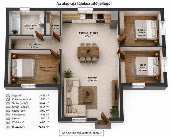Eladó családi ház, Kiskunlacházán 94.9 M Ft, 3 szobás