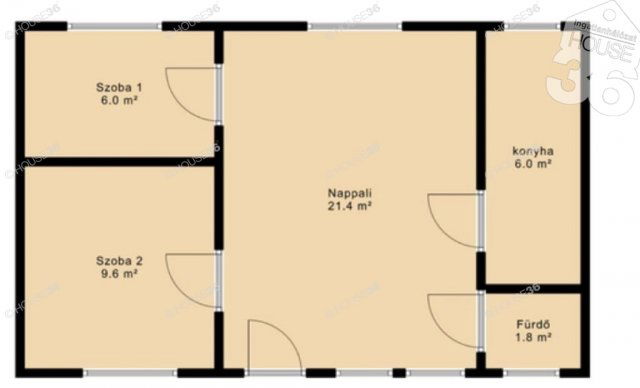 Eladó sorház, Kalocsán 22 M Ft, 3 szobás / költözzbe.hu