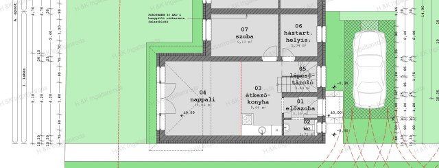 Eladó ikerház, Vácrátóton 88 M Ft, 5 szobás