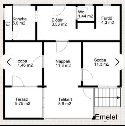 Eladó családi ház, Alsóörsön 95.9 M Ft, 6 szobás