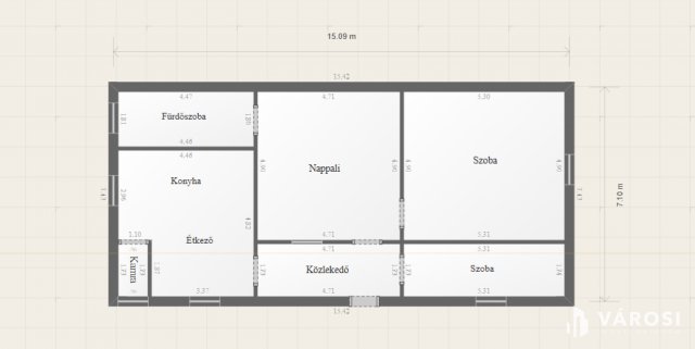 Eladó családi ház, Orosházán 22.9 M Ft, 3 szobás