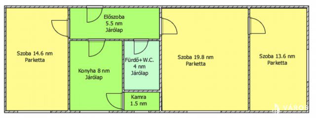 Eladó téglalakás, Salgótarjánban 13.5 M Ft, 3 szobás