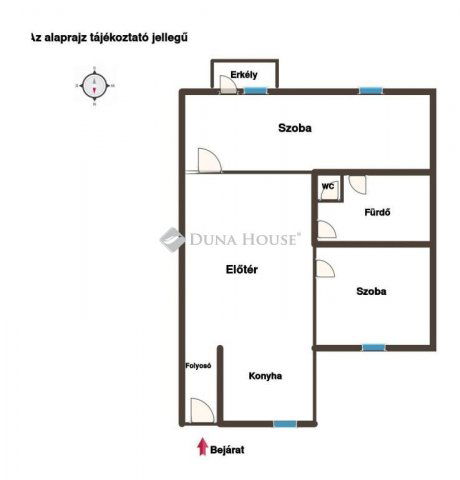 Eladó téglalakás, Hódmezővásárhelyen, Andrássy úton 45 M Ft