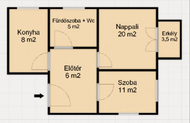 Eladó téglalakás, Budapesten, III. kerületben 72.9 M Ft
