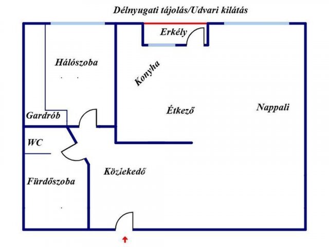 Eladó téglalakás, Nyíregyházán 54.9 M Ft, 2 szobás