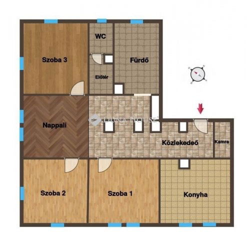 Eladó téglalakás, Székesfehérvárott 65 M Ft, 1+3 szobás