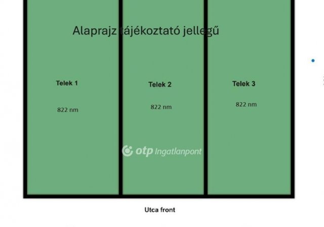Eladó telek, Pakson 63.825 M Ft / költözzbe.hu