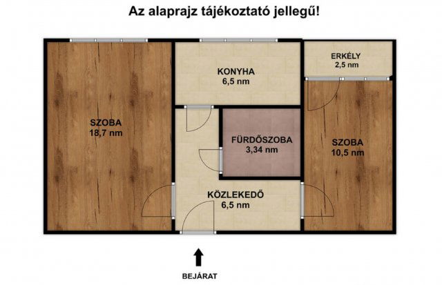 Eladó panellakás, Szegeden 49.9 M Ft, 2 szobás