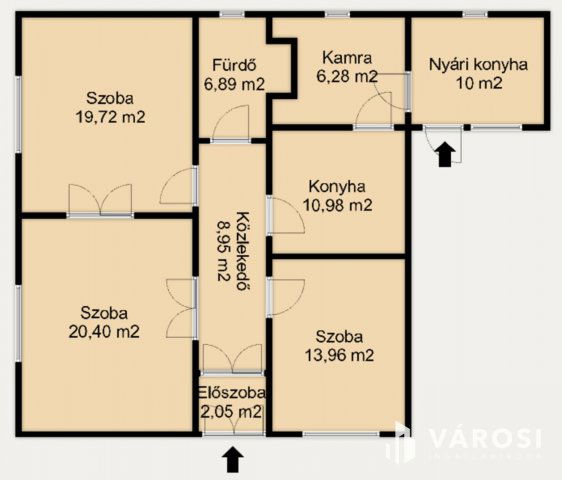 Eladó családi ház, Hódmezővásárhelyen 59.99 M Ft, 3 szobás