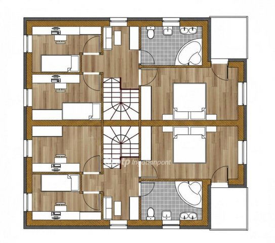 Eladó ikerház, Budapesten, XXII. kerületben 152 M Ft, 4+1 szobás