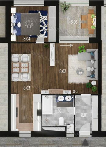 Eladó téglalakás, Balatonalmádiban 105 M Ft, 3 szobás
