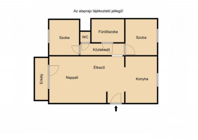 Eladó téglalakás, Várpalotán, Szabolcska Mihály utcában