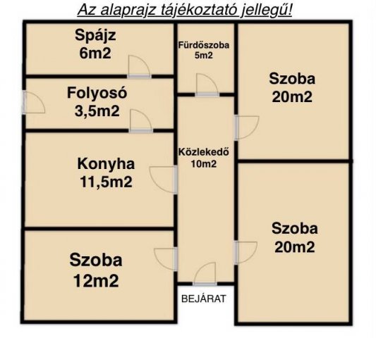 Eladó családi ház, Perén 9.9 M Ft, 2+1 szobás