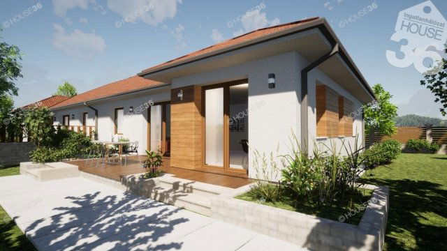 Eladó ikerház, Tahitótfalun 84.9 M Ft, 4 szobás