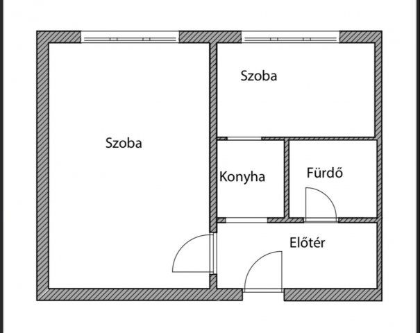 Eladó téglalakás, Kazincbarcikán 22.99 M Ft, 1+1 szobás