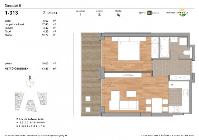 Eladó téglalakás, Budapesten, XI. kerületben 85.4 M Ft, 2 szobás