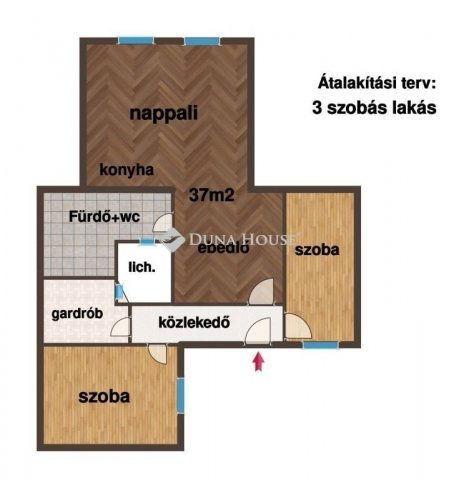 Eladó téglalakás, Budapesten, X. kerületben 59.9 M Ft, 2 szobás