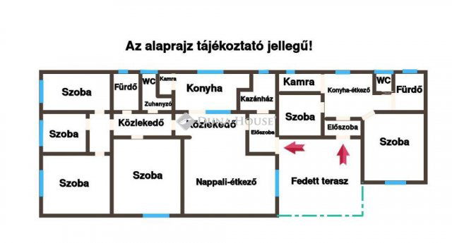 Eladó családi ház, Bonyhádon 80 M Ft, 7 szobás