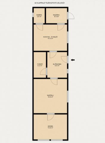 Eladó családi ház, Szomódon 29.8 M Ft, 2 szobás