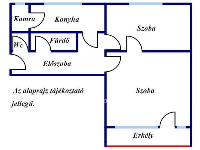 Eladó panellakás, Békéscsabán 24 M Ft, 2 szobás