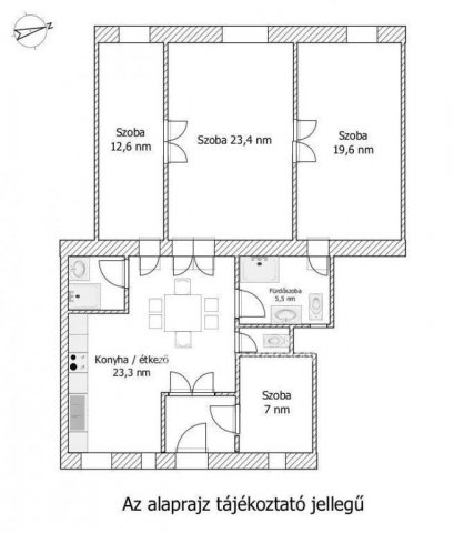 Eladó téglalakás, Budapesten, VIII. kerületben 144 M Ft