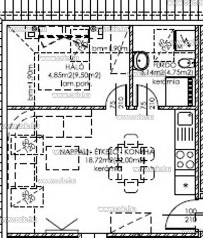 Eladó téglalakás, Pomázon 59.9 M Ft, 3 szobás