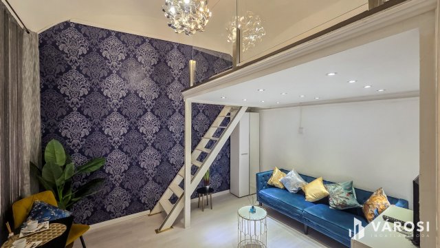 Eladó téglalakás, Budapesten, VI. kerületben 51.8 M Ft, 1 szobás