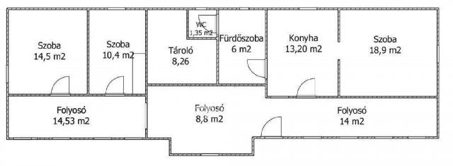 Eladó családi ház, Gádoroson 13.5 M Ft, 3 szobás