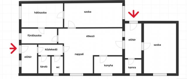 Eladó ikerház, Miskolcon 34.9 M Ft, 3 szobás