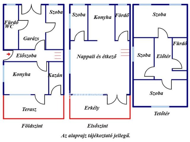 Eladó családi ház, Tatán 118 M Ft, 6 szobás