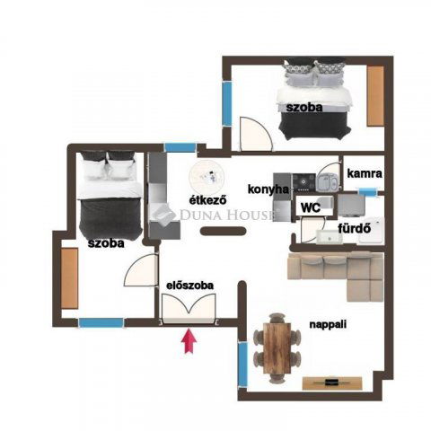 Kiadó téglalakás, albérlet, V. kerületben, Vigyázó Ferenc utcában