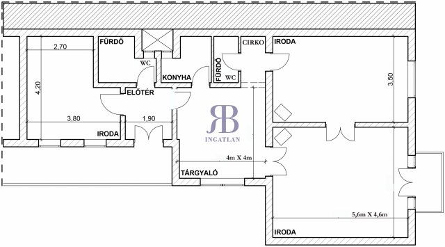 Kiadó iroda, Budapesten, XI. kerületben, Bartók Béla úton