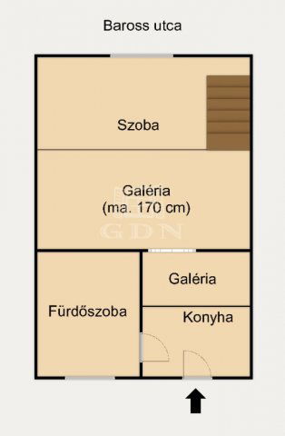Eladó téglalakás, Budapesten, VIII. kerületben 49.5 M Ft