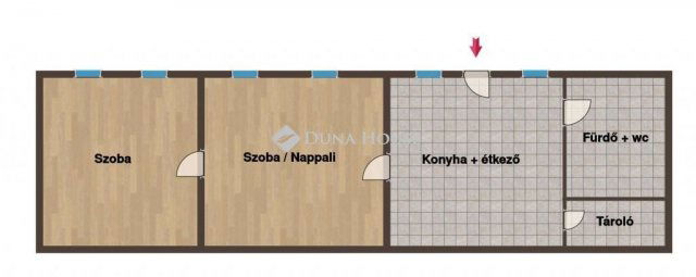 Eladó téglalakás, Keszthelyen, Kossuth Lajos utcában 51.9 M Ft