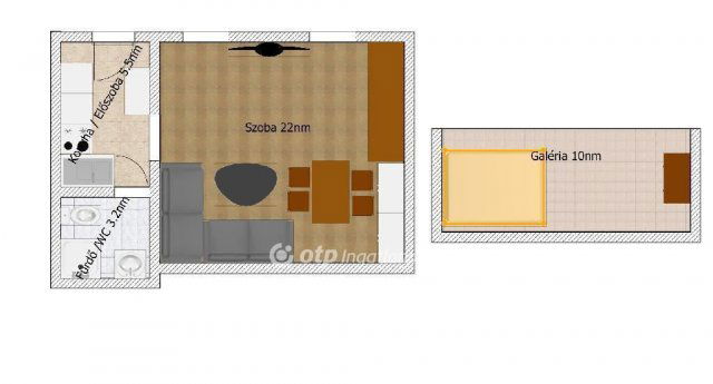 Eladó téglalakás, Budapesten, VIII. kerületben 52.9 M Ft