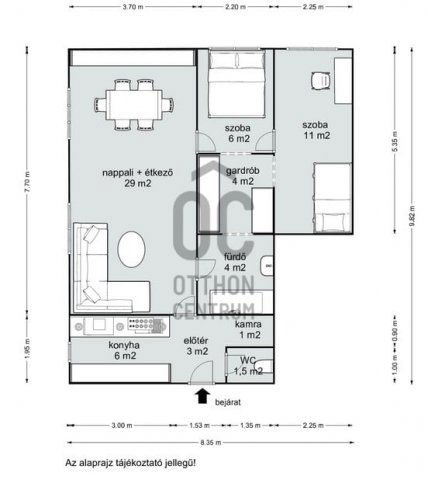 Eladó téglalakás, Budapesten, XIII. kerületben 89.9 M Ft