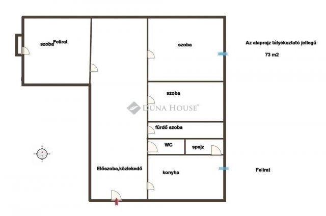 Eladó téglalakás, Szegeden 55 M Ft, 3 szobás