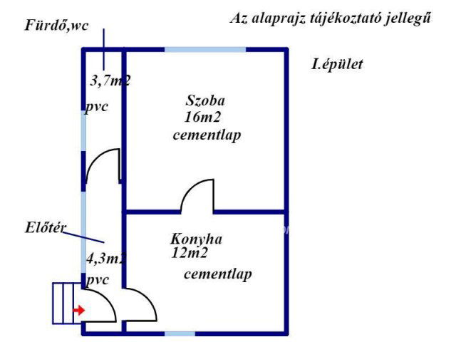 Eladó családi ház, Somoskőújfalun 9.7 M Ft, 2 szobás