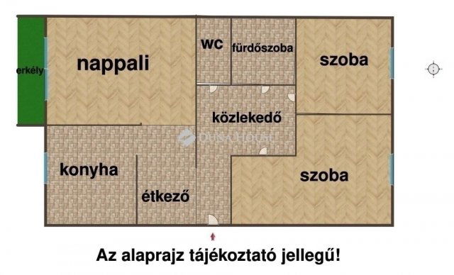 Eladó panellakás, Budapesten, XV. kerületben 69.5 M Ft, 3 szobás