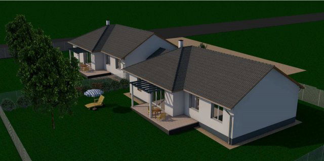 Eladó ikerház, Hatvanban 88 M Ft, 4 szobás / költözzbe.hu