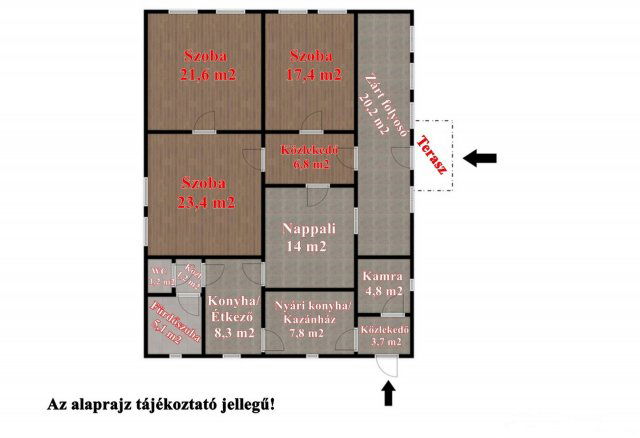 Eladó családi ház, Békésen 21.9 M Ft, 4 szobás