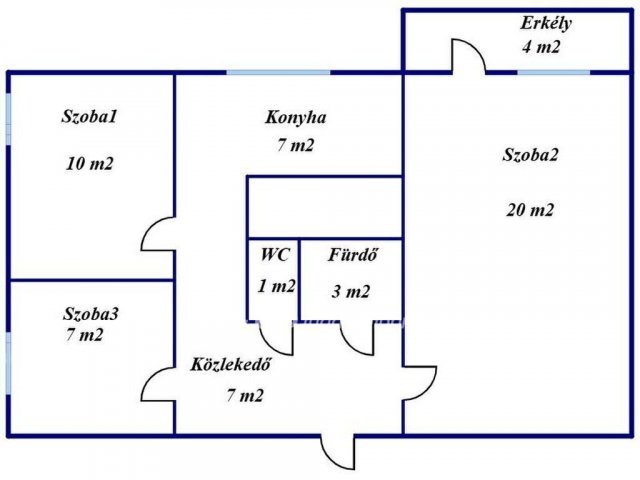 Eladó panellakás, Székesfehérvárott 63 M Ft, 2+1 szobás