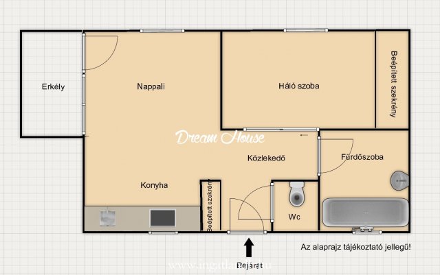 Kiadó téglalakás, albérlet, Nyíregyházán 230 E Ft / hó