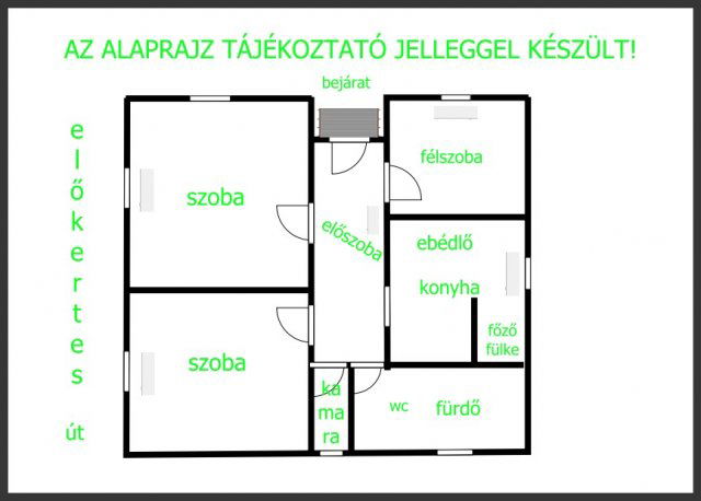 Eladó családi ház, Újfehértón 38.479 M Ft, 2+1 szobás