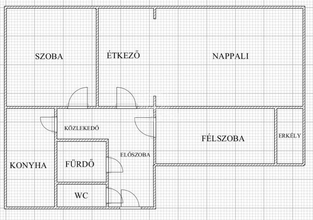 Eladó panellakás, Veszprémben 54.5 M Ft, 2+1 szobás
