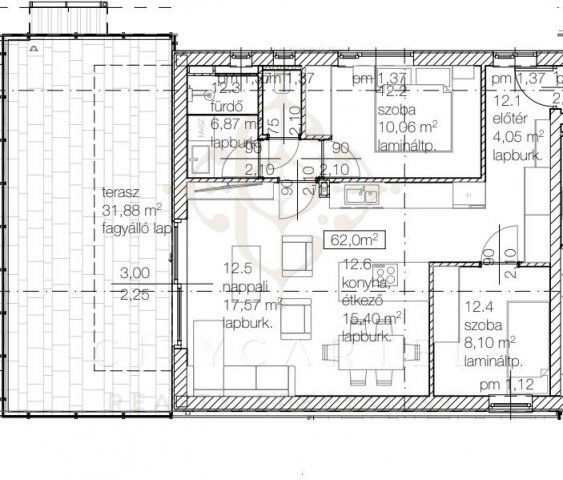 Eladó téglalakás, Balatonlelleén 99.99 M Ft, 3 szobás