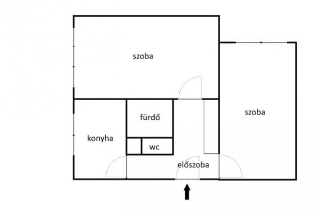 Eladó panellakás, Győrött 48.5 M Ft, 2 szobás