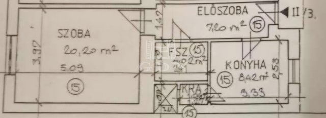 Eladó téglalakás, Budapesten, VIII. kerületben 53 M Ft, 1 szobás