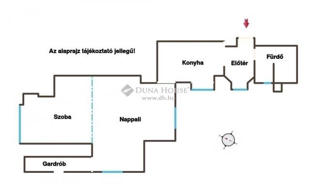 Eladó téglalakás, Budapesten, VI. kerületben 69 M Ft, 2 szobás